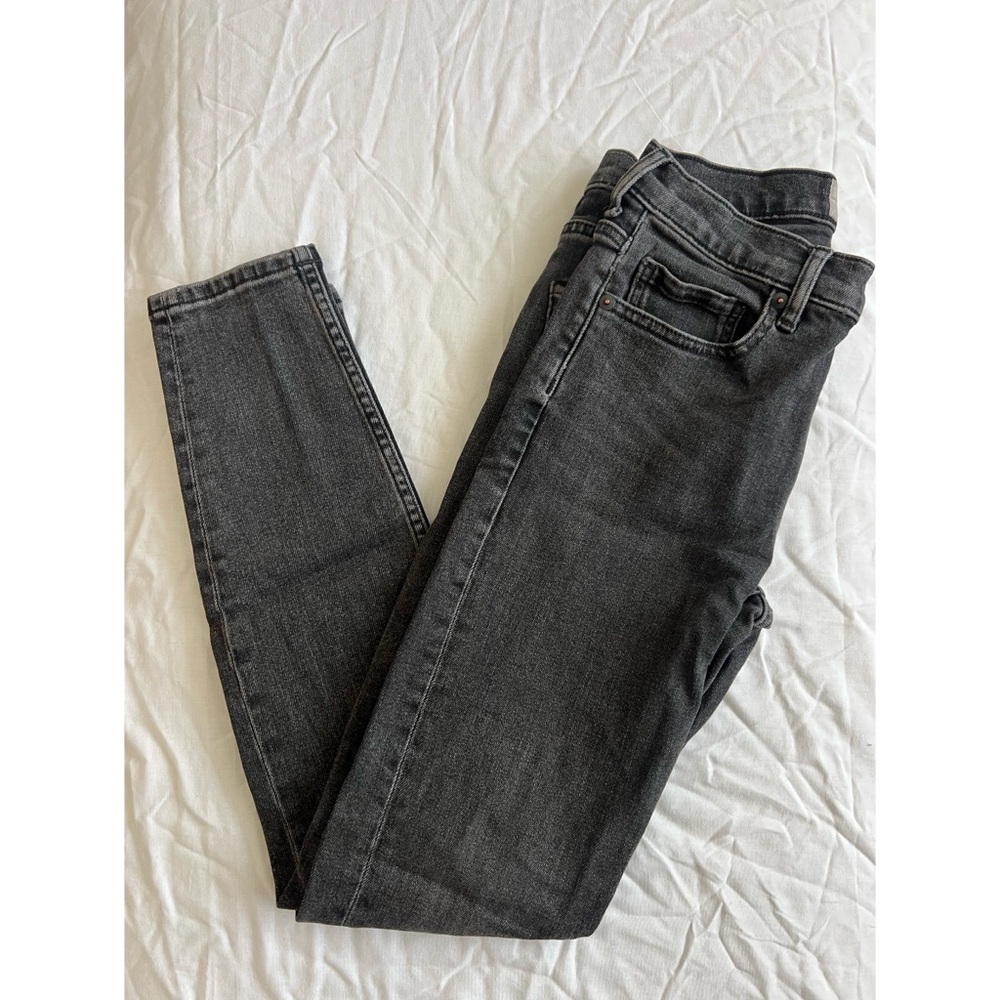 Everlane Medium Rise Regular Gray Jeans